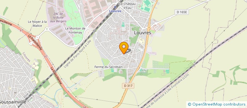 localisation de l'entreprise DIAG PERFORMANCE à LOUVRES