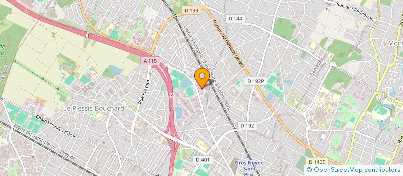 localisation de l'entreprise DIAG POWER SHOP  SAINT-LEU-LA-FORET