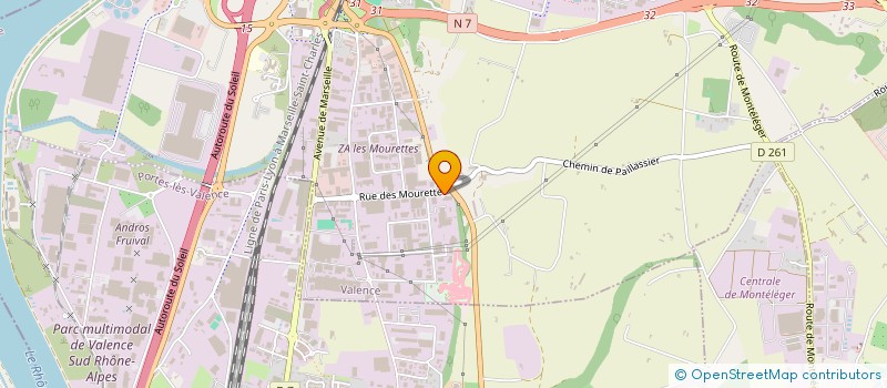 localisation de l'entreprise DIAG PRO à VALENCE