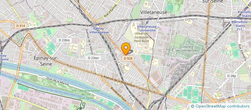 localisation de l'entreprise DIAG REPROG AUTO IDF à VILLETANEUSE