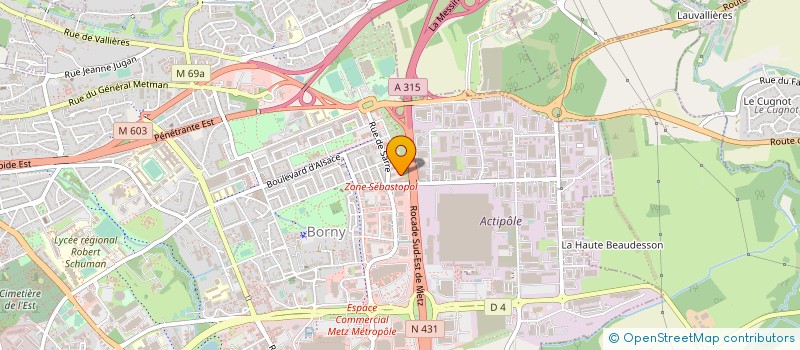 localisation de l'entreprise DIAG SERVICES à AUGNY