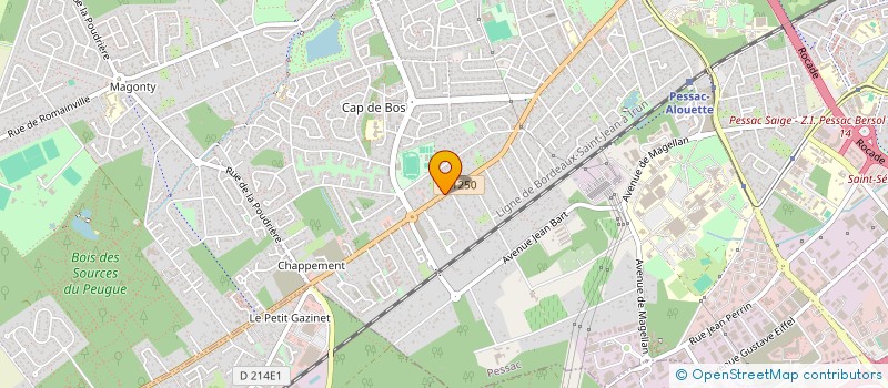 localisation de l'entreprise DIAG SERVICES GIRONDE à PESSAC
