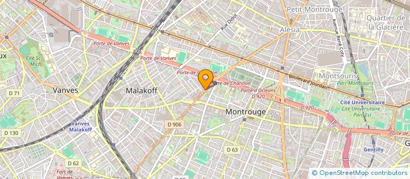 localisation de l'entreprise DIAG SOLUTIONS 92  MALAKOFF