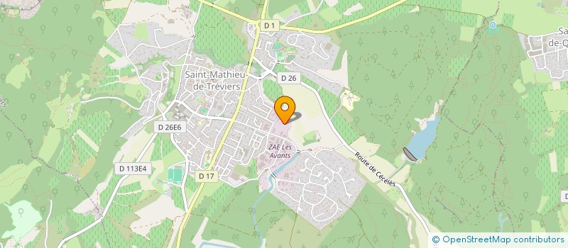 localisation de l'entreprise DIAG SUD EXPERTISE  SAINT-MATHIEU-DE-TREVIERS