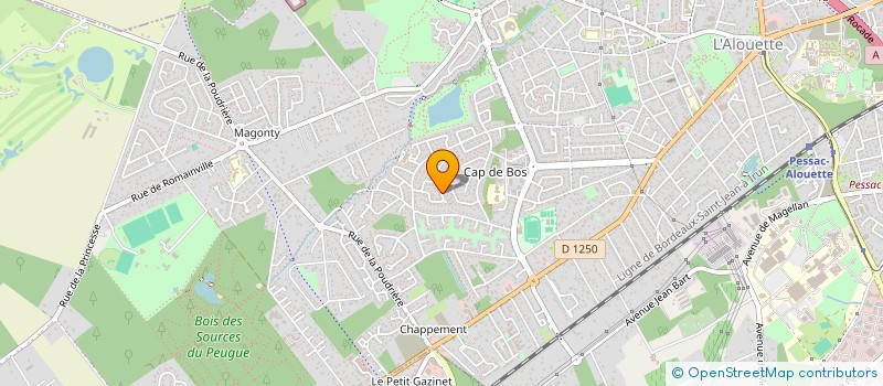 localisation de l'entreprise DIAG TEC à PESSAC