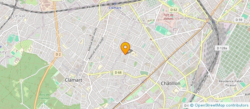 localisation de l'entreprise DIAG V EXPERTISE  CHATILLON