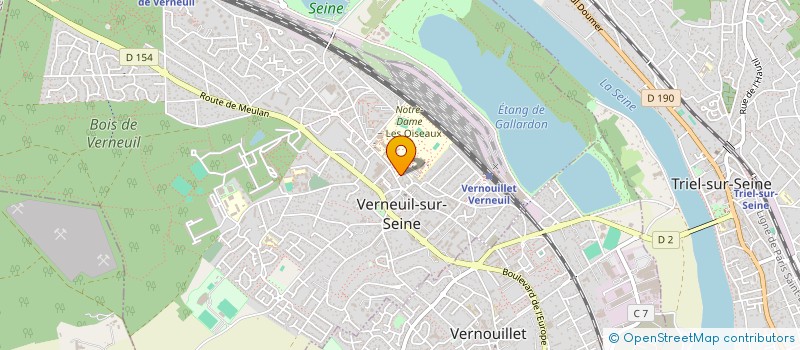 localisation de l'entreprise DIAG VAL DE SEINE à VERNEUIL-SUR-SEINE
