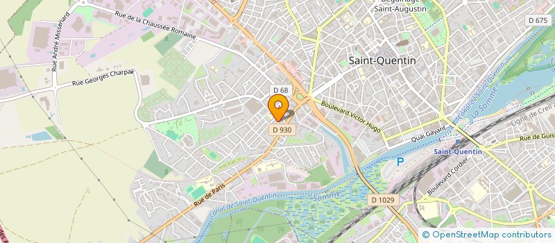 localisation de l'entreprise DIAGAUDIT à SAINT-QUENTIN
