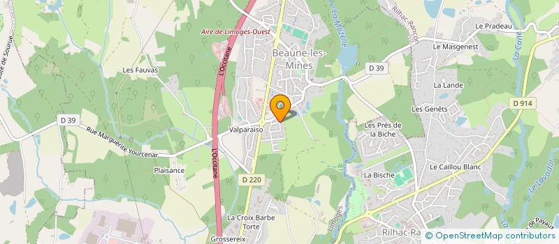 localisation de l'entreprise DIAGAUDIT CONSEILS à LIMOGES