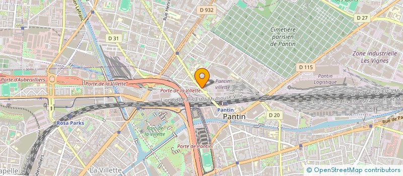 localisation de l'entreprise DIAGENCY à PANTIN