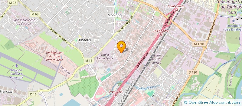 localisation de l'entreprise DIAGHARMONIE à TOULOUSE