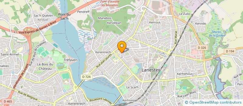 localisation de l'entreprise DIAGIMMO 56 M.P  LANESTER