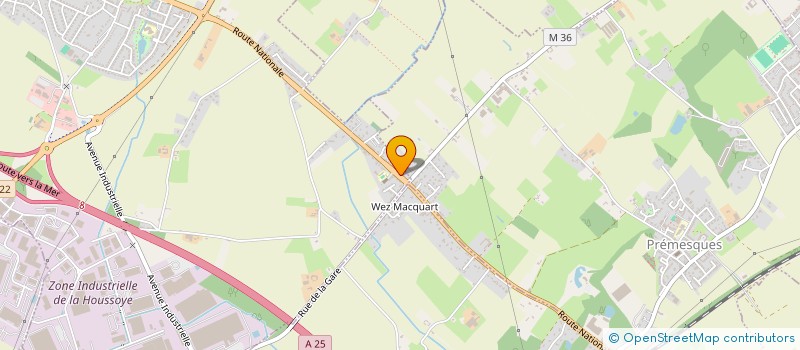 localisation de l'entreprise DIAGIMO FLANDRE à LA CHAPELLE-D'ARMENTIERES