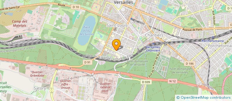 localisation de l'entreprise DIAGLADI  LE CHESNAY-ROCQUENCOURT