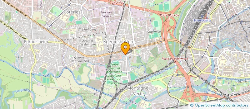 localisation de l'entreprise DIAGLIBS à STRASBOURG