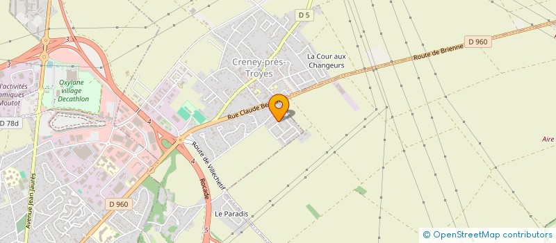 localisation de l'entreprise DIAGN'IMMO à CRENEY-PRES-TROYES