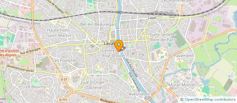localisation de l'entreprise DIAGNE KELLY à LAVAL