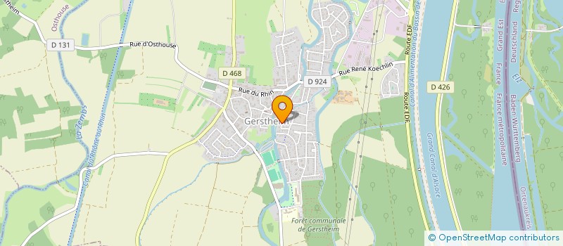 localisation de l'entreprise DIAGNO'RIED  GERSTHEIM