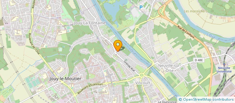 localisation de l'entreprise DIAGNOSE TIC à JOUY-LE-MOUTIER
