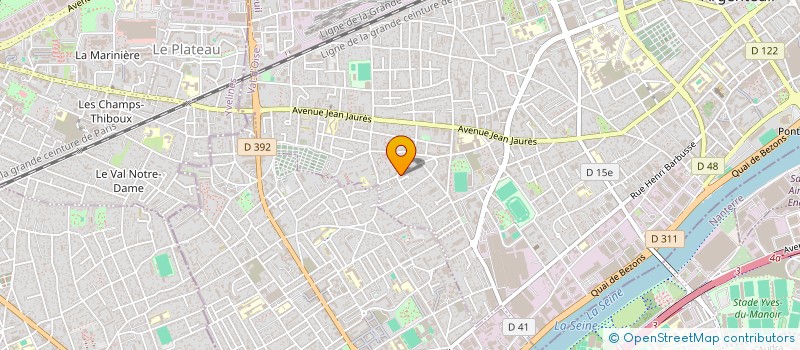 localisation de l'entreprise DIAGNOSTIC ADAMAUTO  ARGENTEUIL