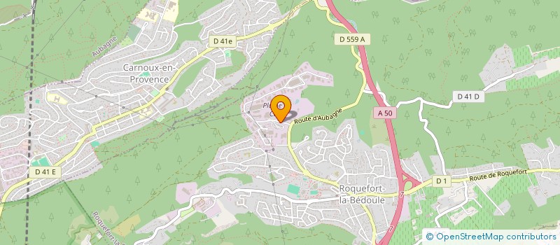 localisation de l'entreprise DIAGNOSTIC AERAULIQUE SUD  ROQUEFORT-LA-BEDOULE