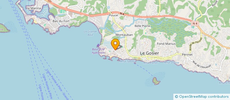localisation de l'entreprise DIAGNOSTIC AUDIT CONSEIL ANTILLES à LE GOSIER
