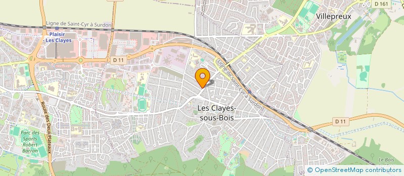 localisation de l'entreprise DIAGNOSTIC CONSEIL ET GESTION FOURNISSEURS DE L AUTOMOBILE  LES CLAYES-SOUS-BOIS