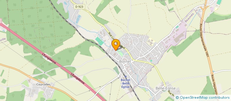 localisation de l'entreprise DIAGNOSTIC DU PATRIMOINE ENERGETIQUE  BORNEL