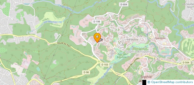 localisation de l'entreprise DIAGNOSTIC ET SOLUTIONS PATRIMOINE à VALBONNE