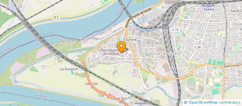 localisation de l'entreprise DIAGNOSTIC ET STRATEGIES D ENTREPRISES  AVIGNON