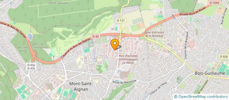 localisation de l'entreprise DIAGNOSTIC EXPERTISE CONSEIL à MONT-SAINT-AIGNAN