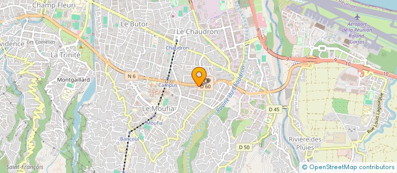 localisation de l'entreprise DIAGNOSTIC IMMOBILIER DE L'OCEAN INDIEN à SAINT-DENIS