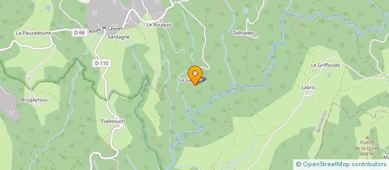 localisation de l'entreprise DIAGNOSTIC IMMOBILIER DU PAYS D'AUTAN  SAINT-SALVY-DE-LA-BALME