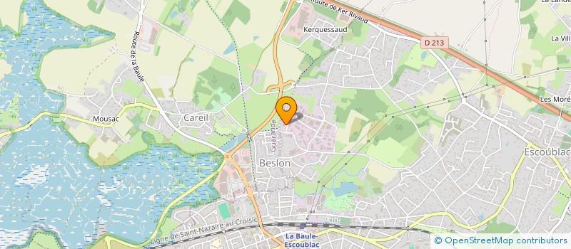 localisation de l'entreprise DIAGNOSTIC IMMOBILIER LA BAULE  LA BAULE-ESCOUBLAC