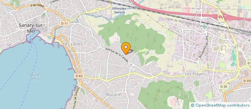 localisation de l'entreprise DIAGNOSTIC PLUS EXPERTISE à SIX-FOURS-LES-PLAGES