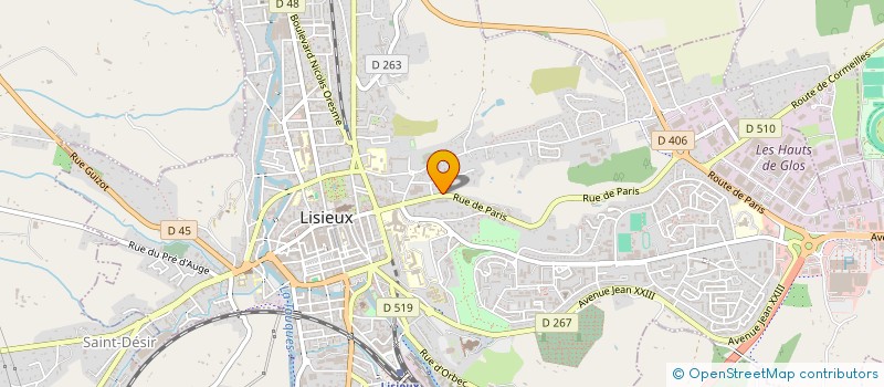 localisation de l'entreprise DIAGNOSTIC RACING  LISIEUX