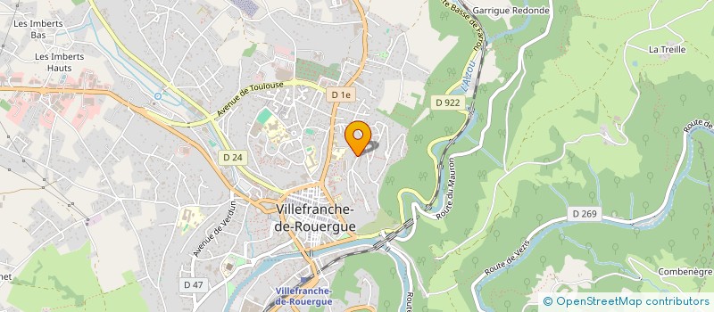 localisation de l'entreprise DIAGNOSTIC SOLUTION à VILLEFRANCHE-DE-ROUERGUE