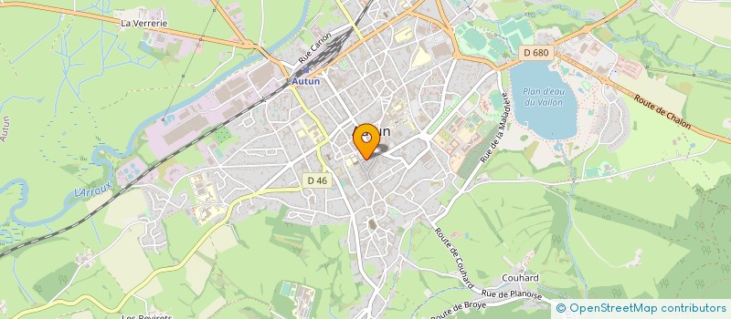 localisation de l'entreprise DIAGNOSTIC TECHNIQUE IMMOBILIER BOURGOGNE (D.T.I.B.) à AUTUN