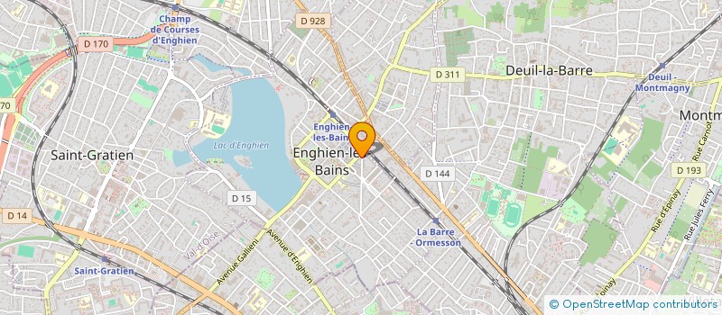 localisation de l'entreprise DIAGNOSTICA  ENGHIEN-LES-BAINS