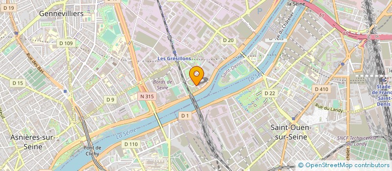 localisation de l'entreprise DIAGNOSTICA STAGO à ASNIERES-SUR-SEINE