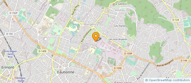 localisation de l'entreprise DIAGNOSTICIS  MARGENCY