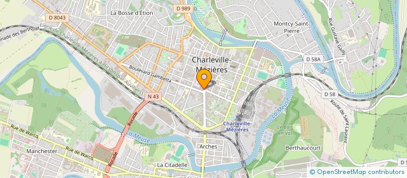 localisation de l'entreprise DIAGNOSTICS 08 à CHARLEVILLE-MEZIERES