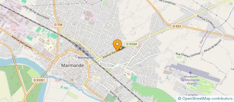 localisation de l'entreprise DIAGNOSTICS 47  MARMANDE