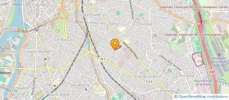 localisation de l'entreprise DIAGNOSTICS CONSEILS à TOULOUSE