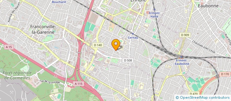 localisation de l'entreprise DIAGNOSTICS DE LA CONSTRUCTION  ERMONT