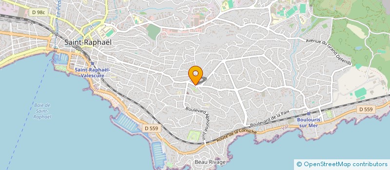 localisation de l'entreprise DIAGNOSTICS DE RACO à SAINT-RAPHAEL