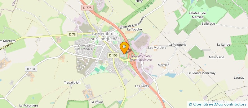 localisation de l'entreprise DIAGNOSTICS ENERGIE CONSEIL  LONGUENEE-EN-ANJOU