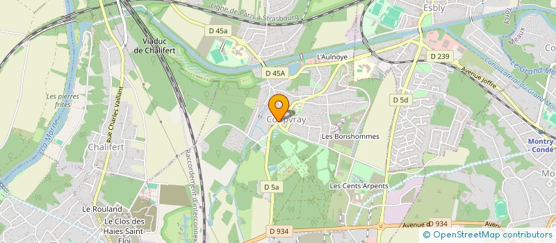 localisation de l'entreprise DIAGNOSTICS ETUDES ET DEVIS à MAGNY-LE-HONGRE