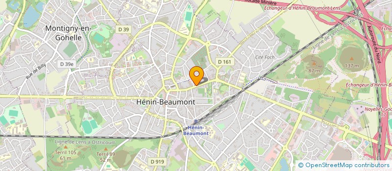 localisation de l'entreprise DIAGNOSTICS IMMOBILIER BCD2E à HENIN-BEAUMONT