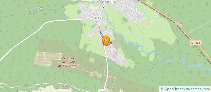 localisation de l'entreprise DIAGNOSTICS IMMOBILIERS D'ALSACE  MERTZWILLER